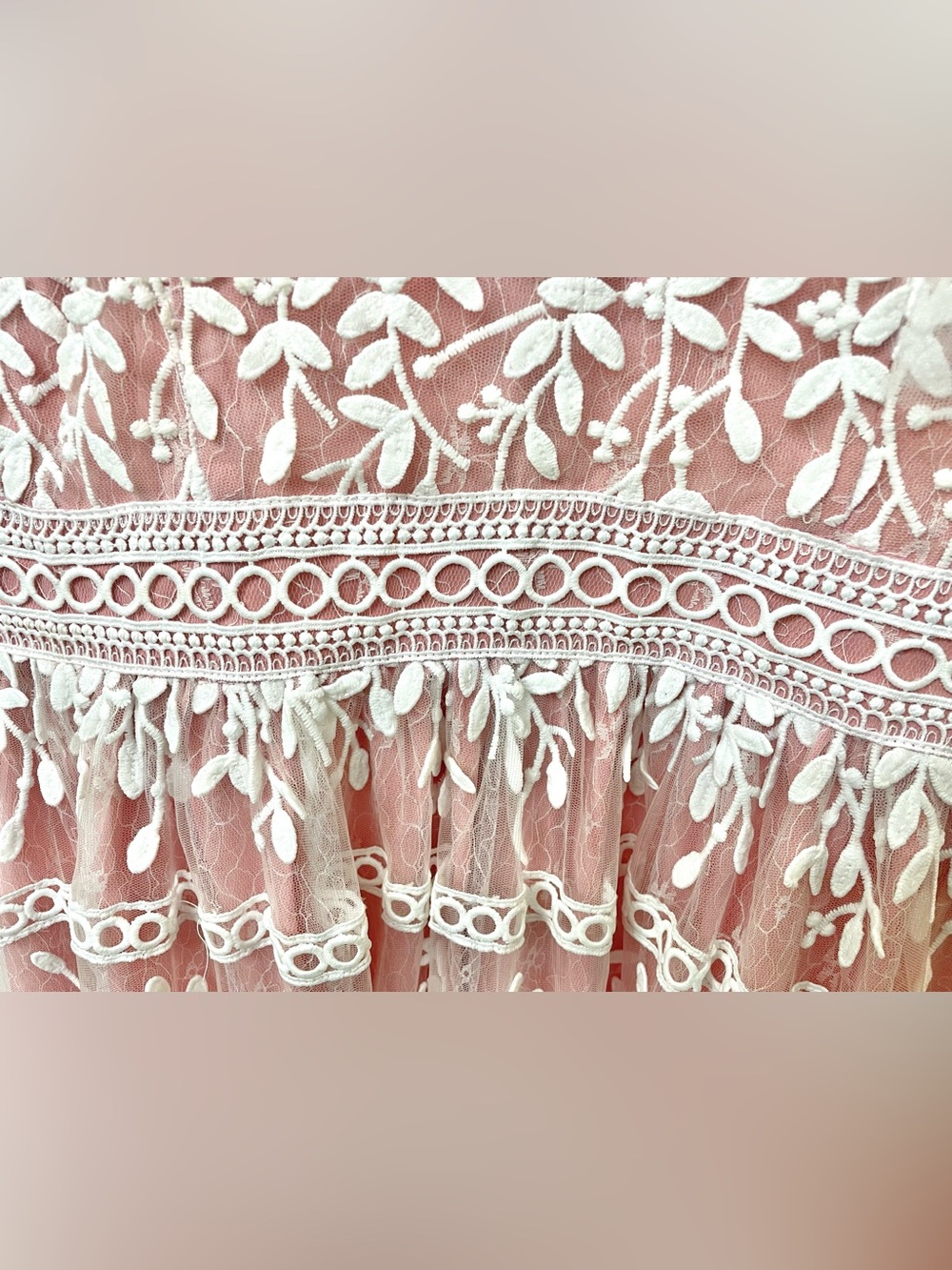 Ivy City Co Sicily Dress with Flutter Sleeves in Pink - Picture 15 of 16
